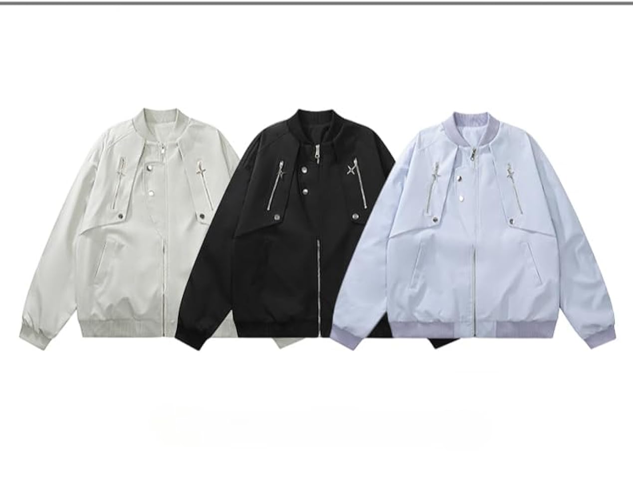 Men's Fairy Grunge Zip Up Jacket Y2k Acubi Vintage Outerwear
